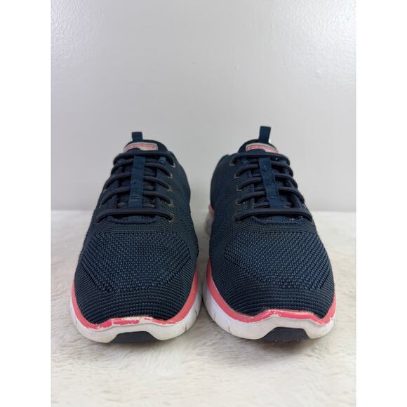 Skechers Summits Women's Dual-Lite Memory Foam Sneakers – Navy Blue, Size 8.5 - Picture 3 of 12